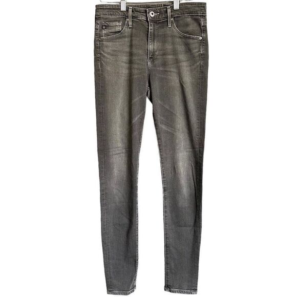 Adriano Goldschmied The Farrah High Rise Skinny Jeans Grey Mist - Picture 10 of 12